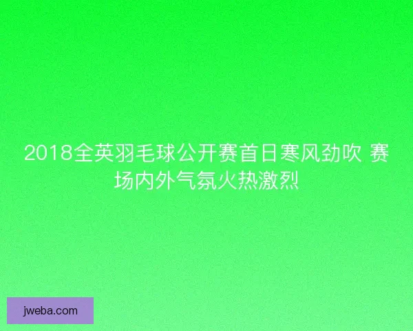 2018全英羽毛球公开赛首日寒风劲吹 赛场内外气氛火热激烈